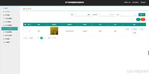 Java計算機畢業設計 農產品種植管理及溯源系統——開題、程序、論文與圖文設計制作指南